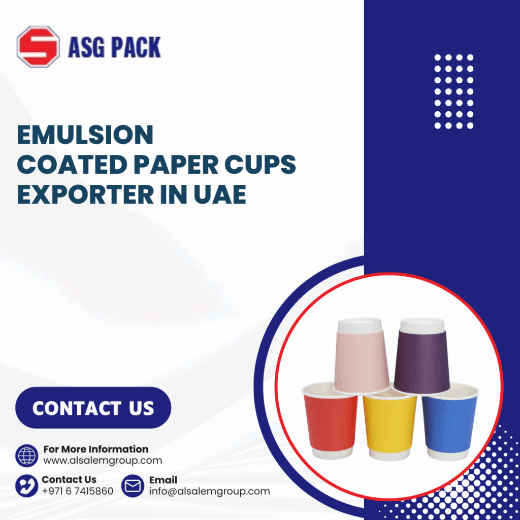 Emulsion Coated Paper Cups Exporter in UAE