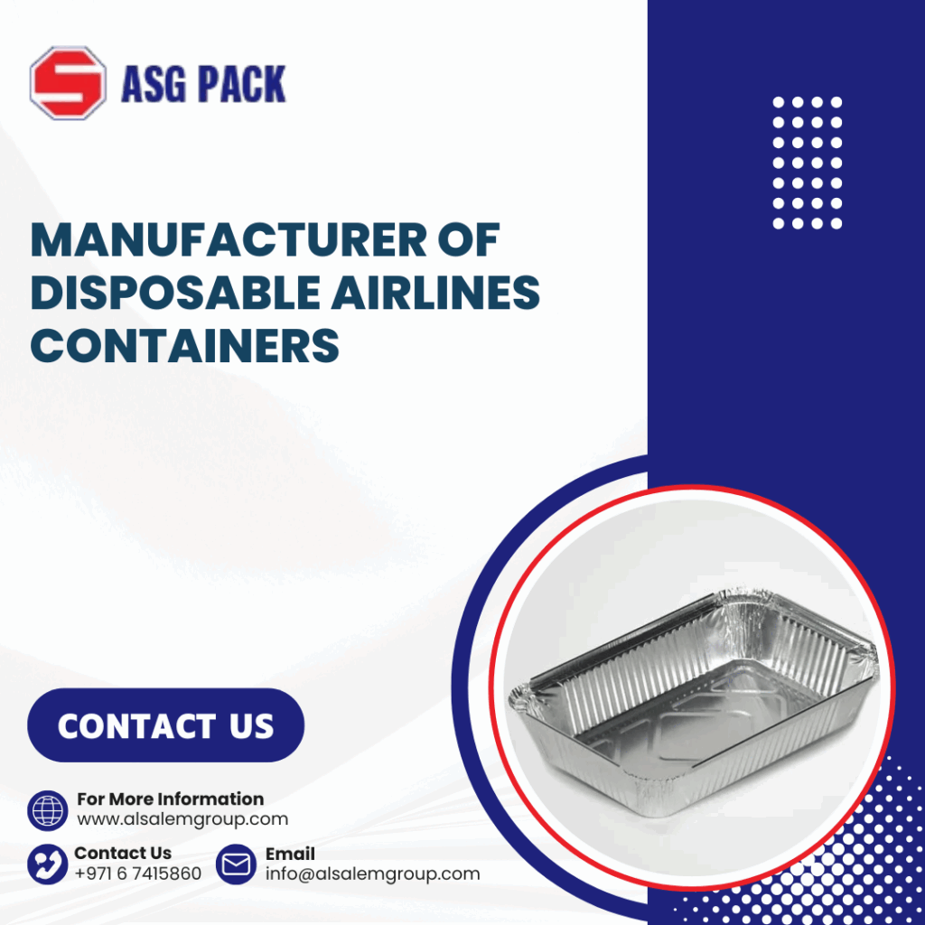 Manufacturer of Disposable Airlines Containers