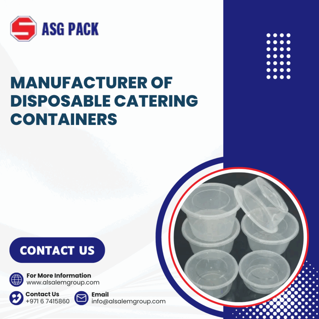Manufacturer of Disposable Catering Containers