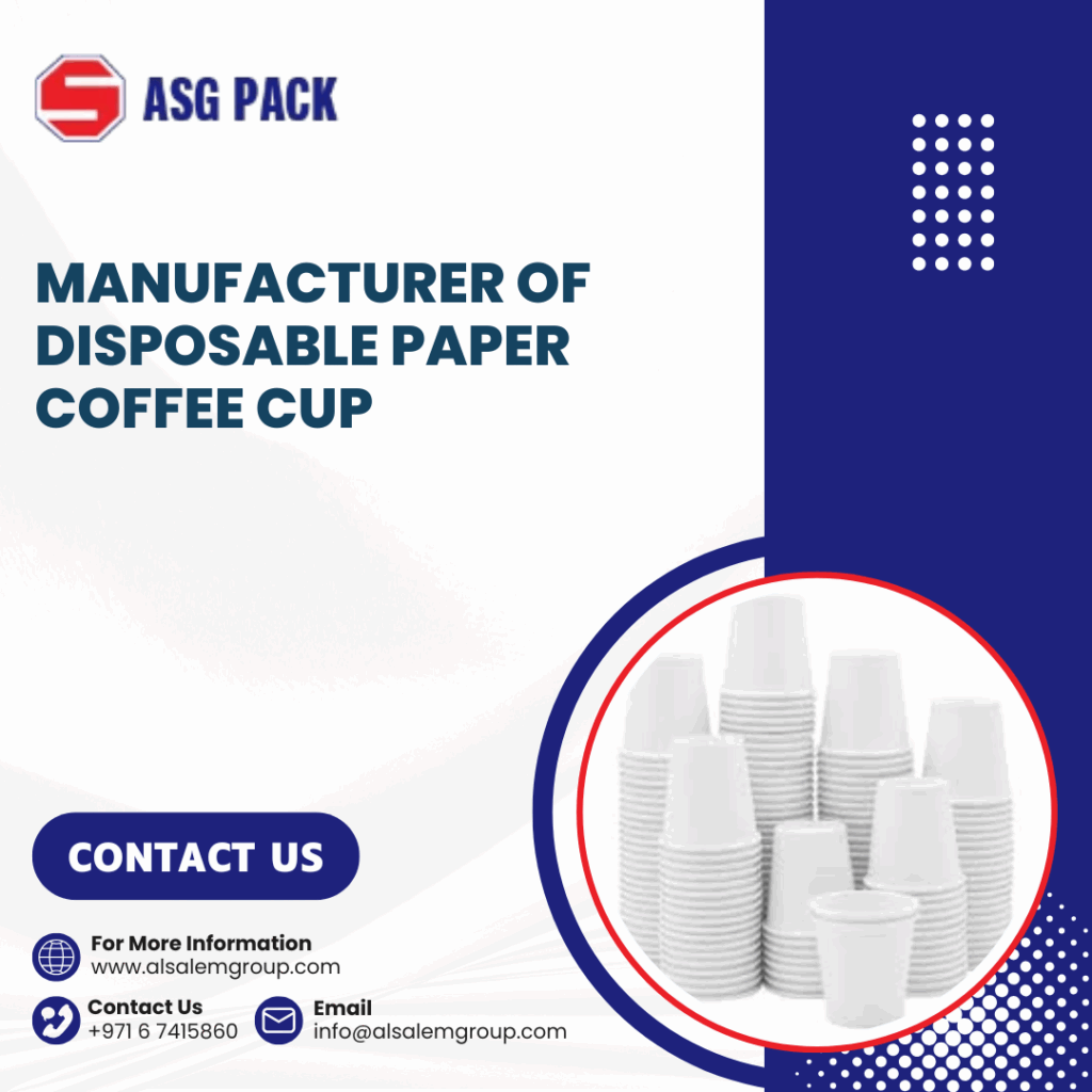 Manufacturer of Disposable Paper Coffee Cup