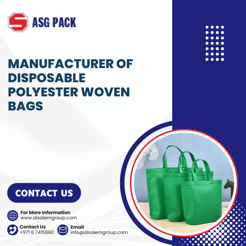 Manufacturer of Disposable Polyester Woven Bags
