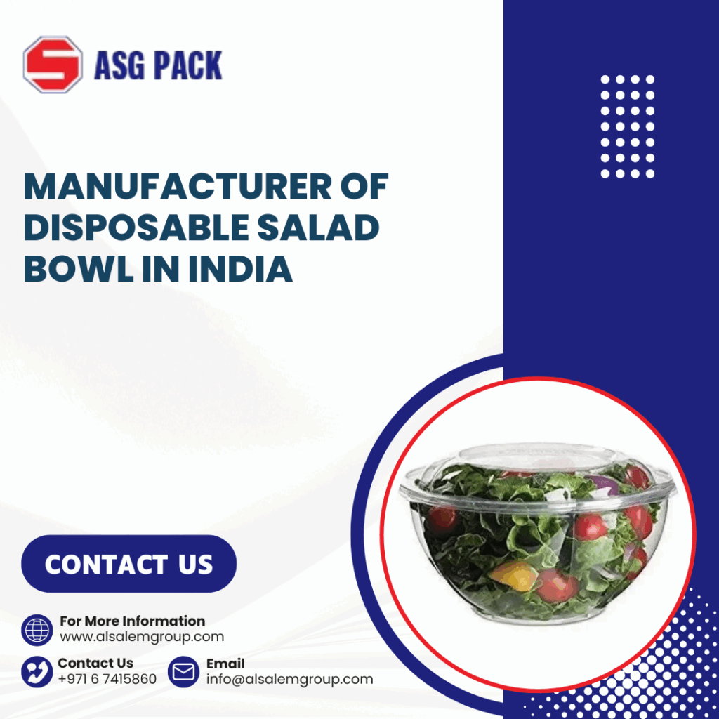 Manufacturer of Disposable Salad Bowl in India