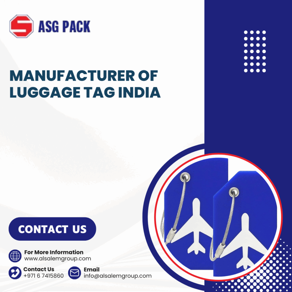 Manufacturer of Luggage Tag India