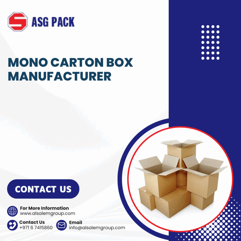 Mono Carton Box Manufacturer