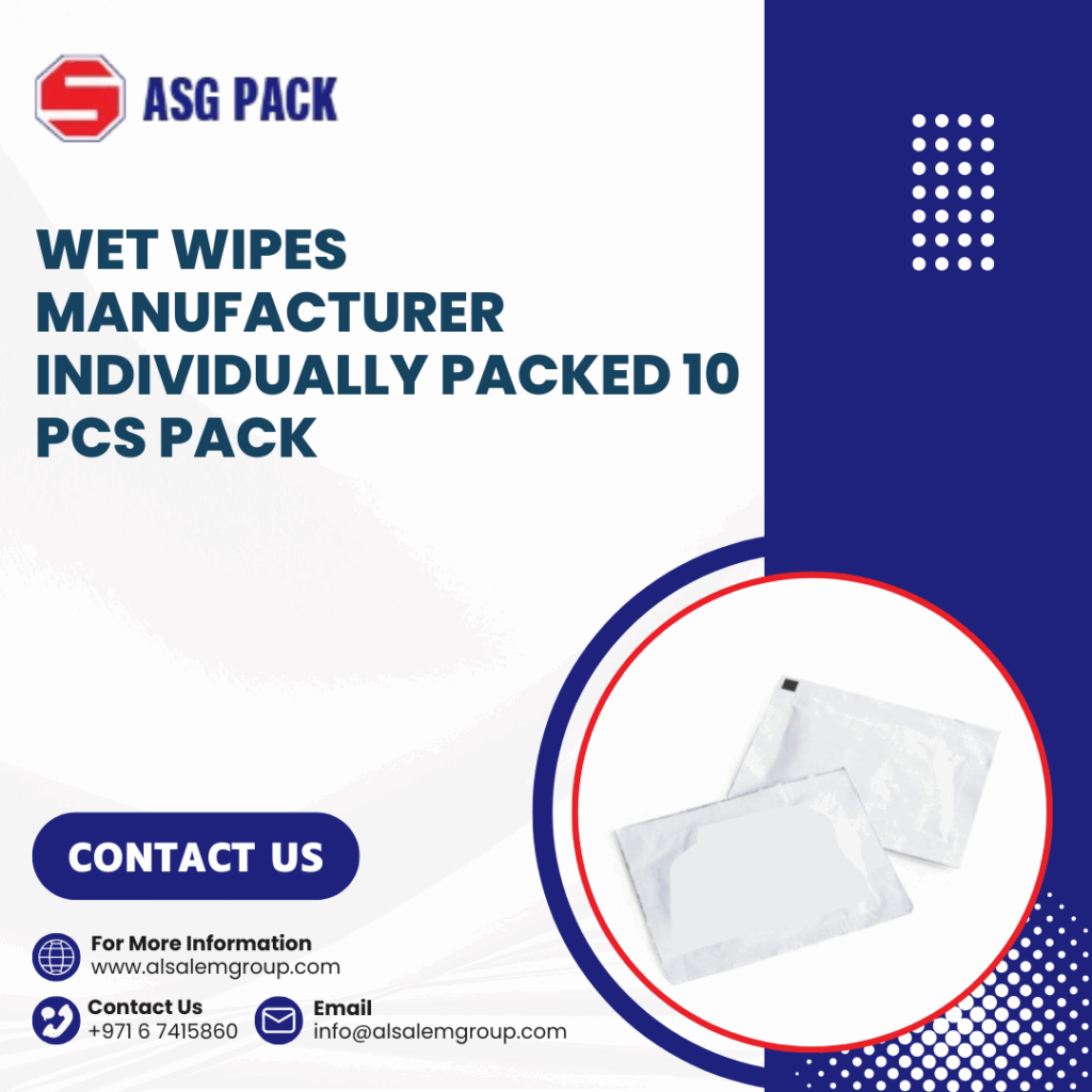 Wet Wipes Manufacturer Individually Packed 10 Pcs Pack